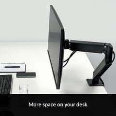 ARCTIC X1-3D - Monitor arm with gas lift arm for one monitor, monitor stand for up to 40"/43" Ultrawide, up to 10 kg/22